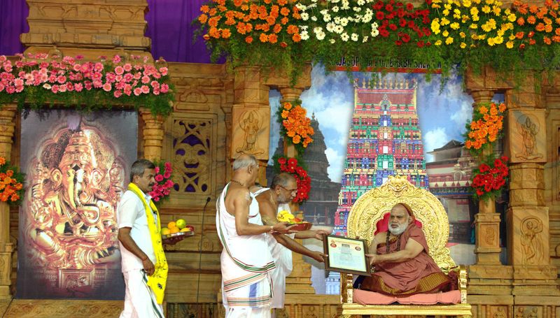 Day 9 of Rajagopuram Kumbhabhishekam