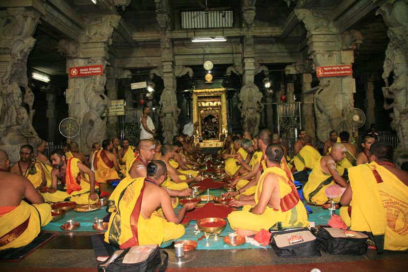 Day 2 of Rajagopuram Kumbhabhishekam