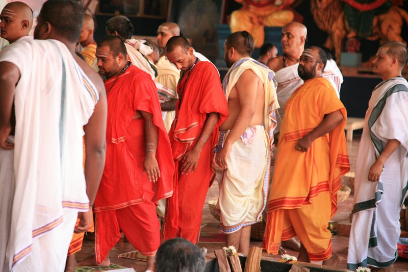 Day 1 of Rajagopuram Kumbhabhishekam