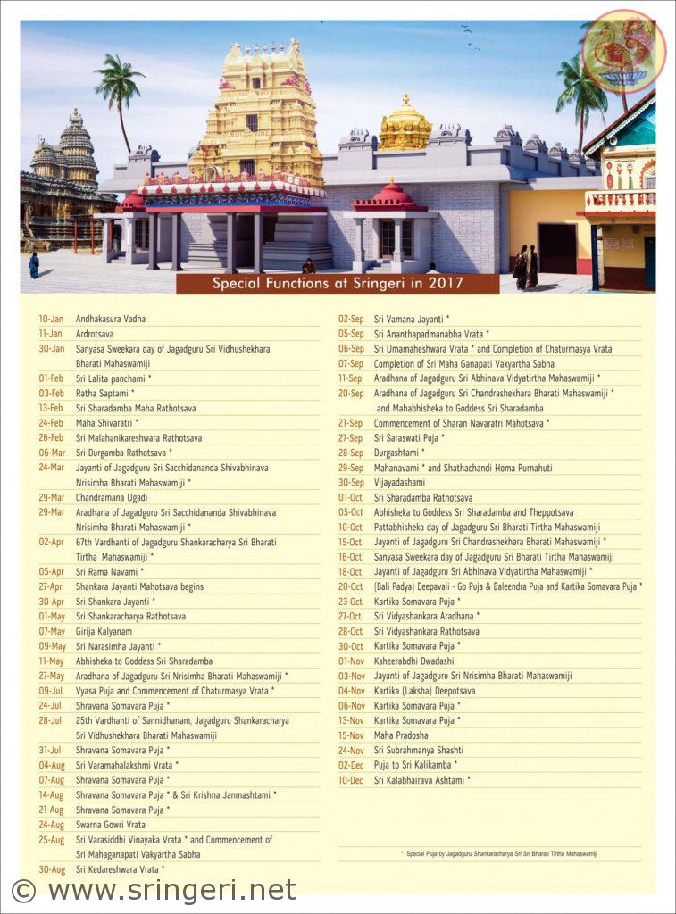 2017 List Special Functions