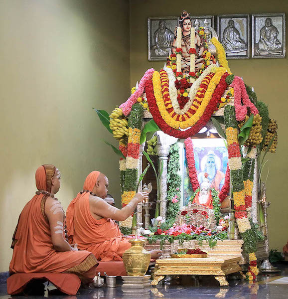 Sringeri Jagadgurus perform Vyasa Puja, undertake Chaturmasya Vrata