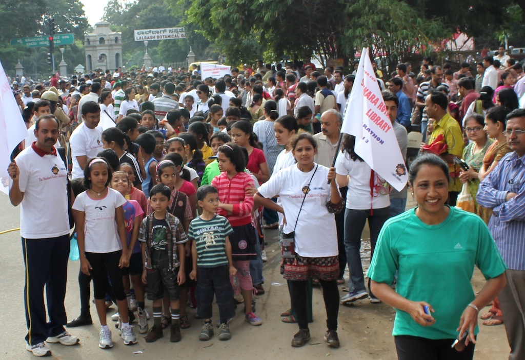 Marathon conducted by Shankara Rotary Library
