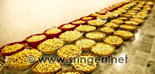 60th Vardhanti Celebrations at Sringeri commences with Lakshamodaka Homam