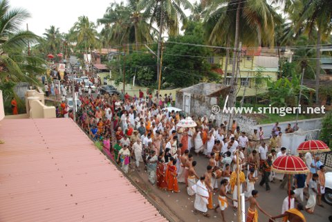 The Mahaswamiji at Thrissur